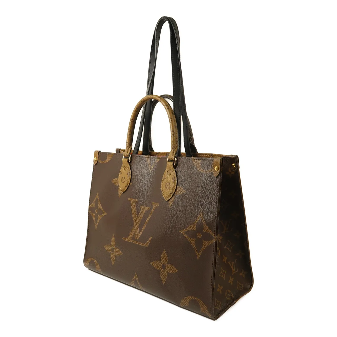 LOUIS VUITTON OnTheGo M45321 兩用包 塗層帆布 棕色 塗層帆布 中古品A - 縮圖 3