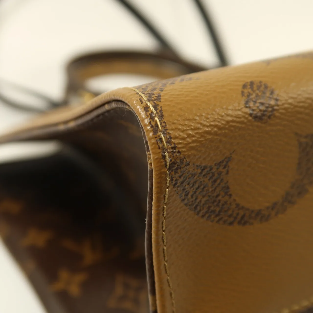 LOUIS VUITTON OnTheGo M45321 兩用包 塗層帆布 棕色 塗層帆布 中古品A - 縮圖 12