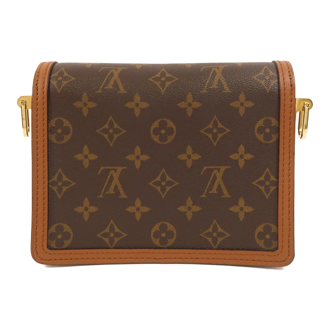 LOUIS VUITTON Mini Dauphine M44580 Shoulder Bag Coated Canvas 棕色 / Brown Coated Canvas Rank A - Thumbnail 2