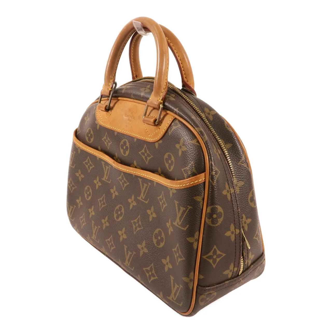 LOUIS VUITTON Trouville M42228 Handbag Coated Canvas 棕色 Coated Canvas Rank B - Thumbnail 3