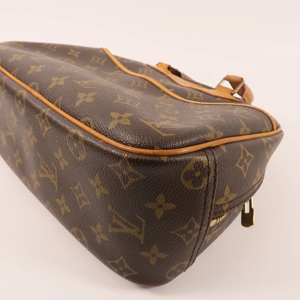 LOUIS VUITTON Trouville M42228 Handbag Coated Canvas 棕色 Coated Canvas Rank B - Thumbnail 5