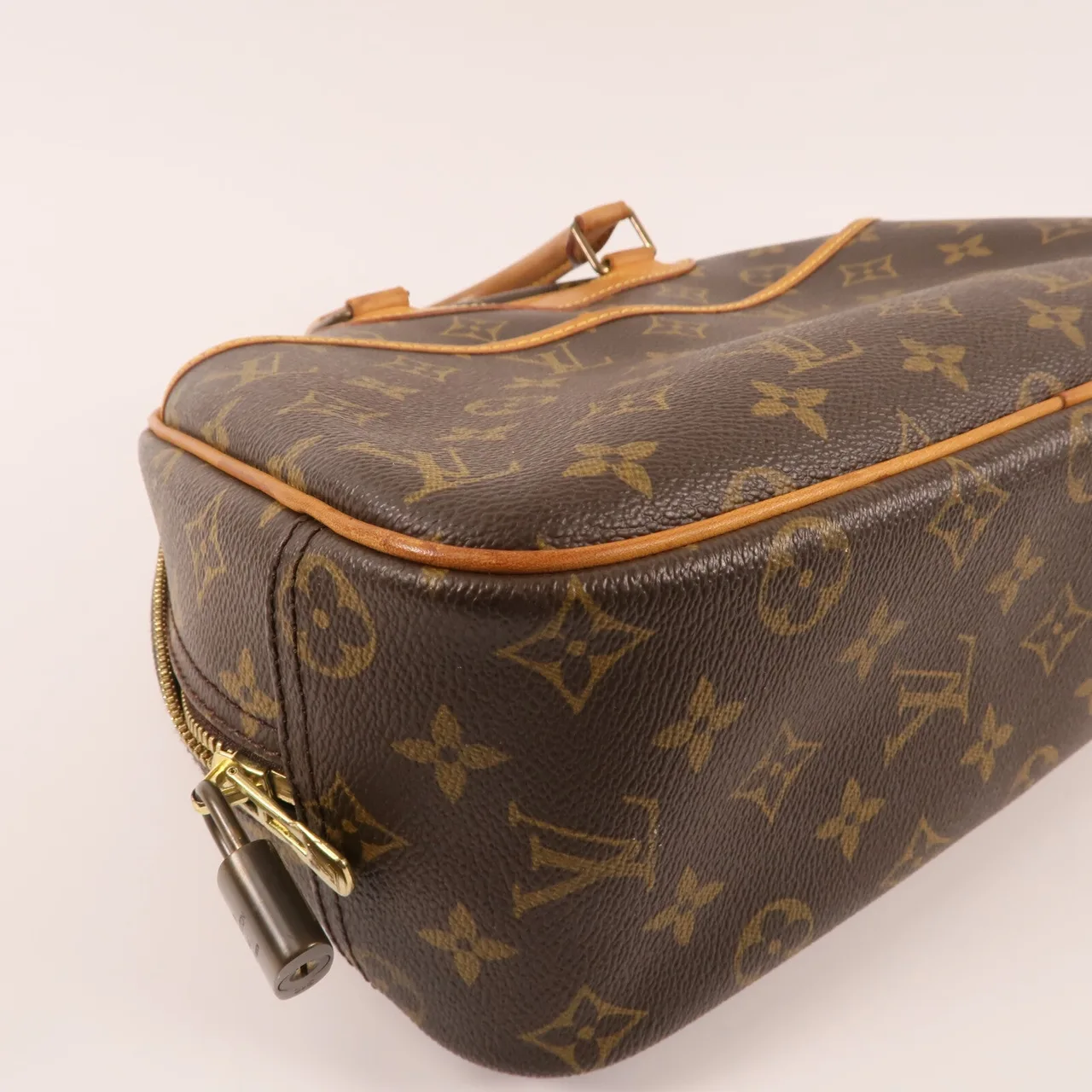 LOUIS VUITTON Trouville M42228 Handbag Coated Canvas 棕色 Coated Canvas Rank B - Thumbnail 6