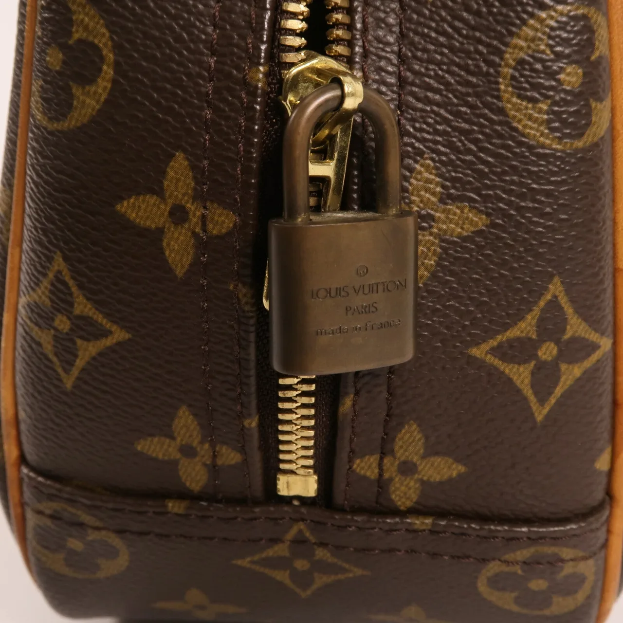 LOUIS VUITTON Trouville M42228 Handbag Coated Canvas 棕色 Coated Canvas Rank B - Thumbnail 11