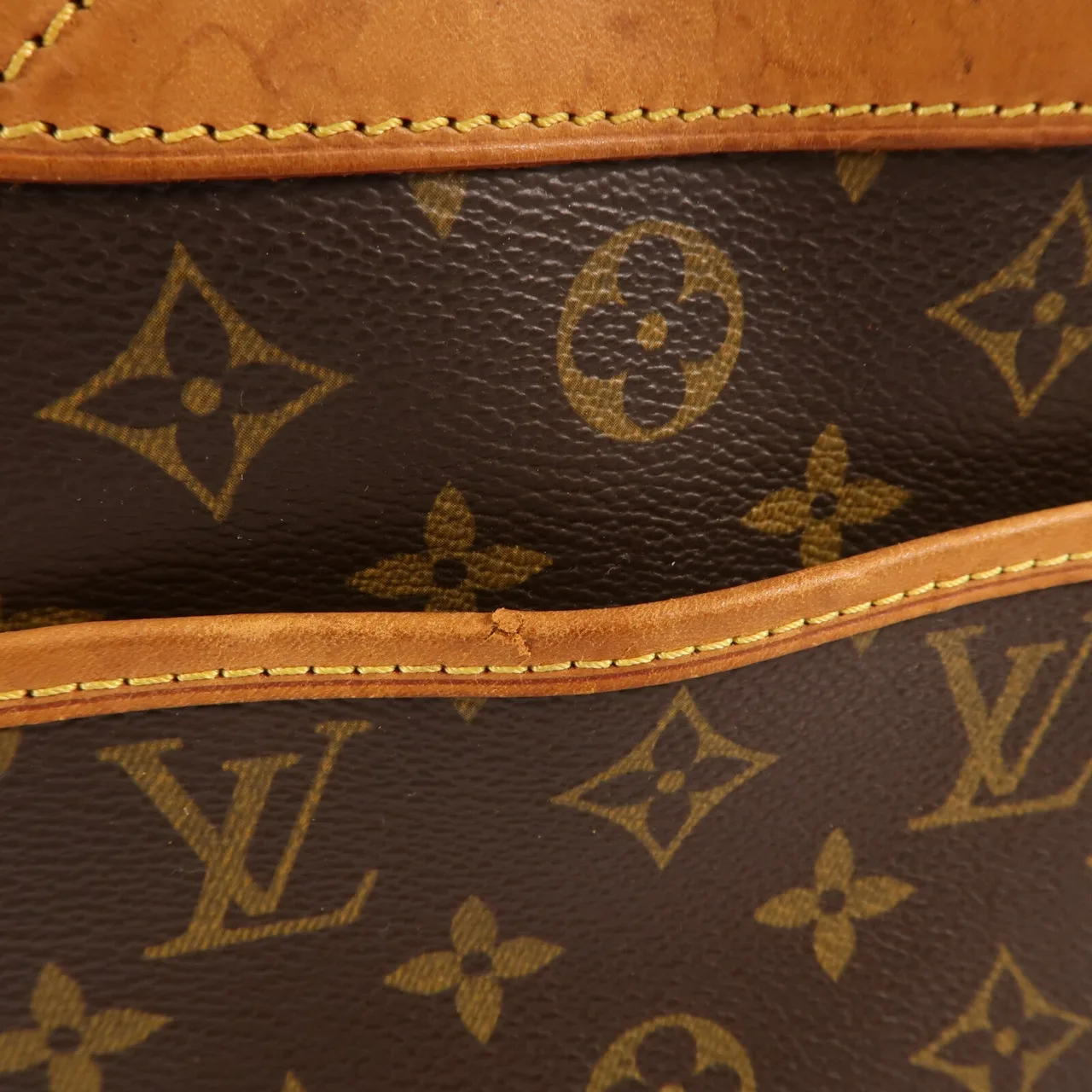 LOUIS VUITTON Trouville M42228 Handbag Coated Canvas 棕色 Coated Canvas Rank B - Thumbnail 14