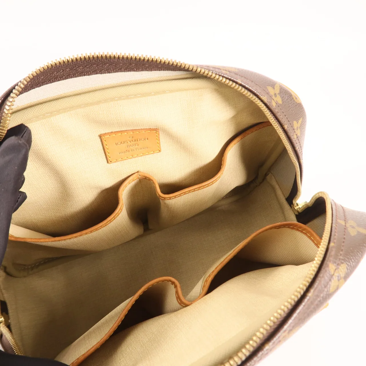 LOUIS VUITTON Trouville M42228 Handbag Coated Canvas 棕色 Coated Canvas Rank B - Thumbnail 16