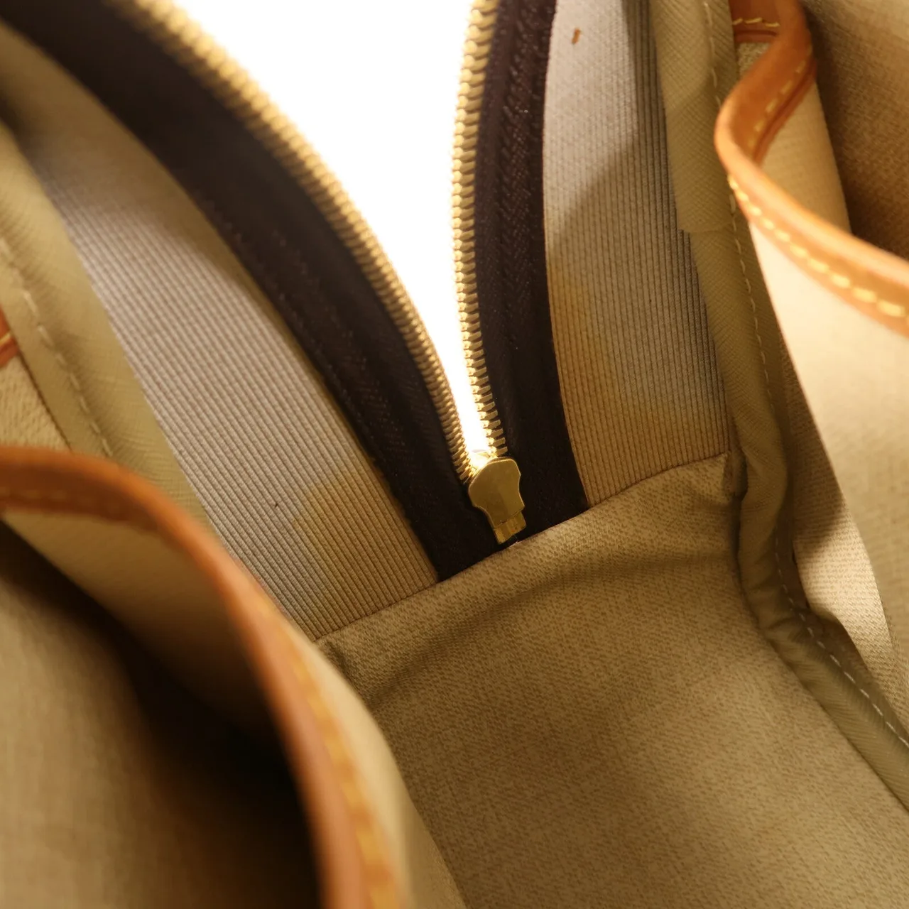 LOUIS VUITTON Trouville M42228 Handbag Coated Canvas 棕色 Coated Canvas Rank B - Thumbnail 17