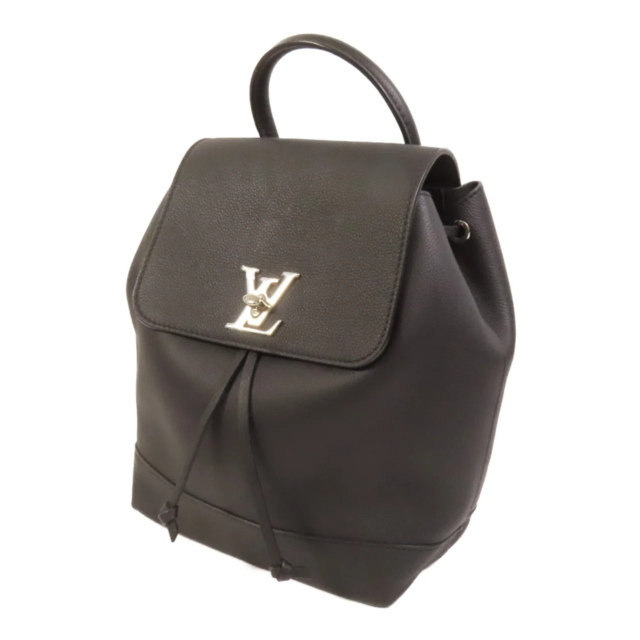 LOUIS VUITTON Lock Me Backpack M41815 Backpack Calfskin 黑色 / Black Calfskin Rank A - Thumbnail 3