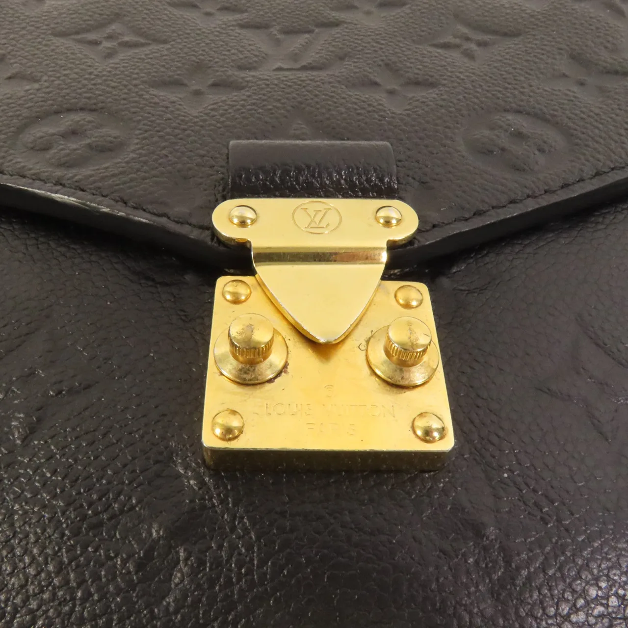 LOUIS VUITTON Pochette Metis M41487 2-Way Bag Calfskin 黑色 / Black Calfskin Rank A - Thumbnail 7