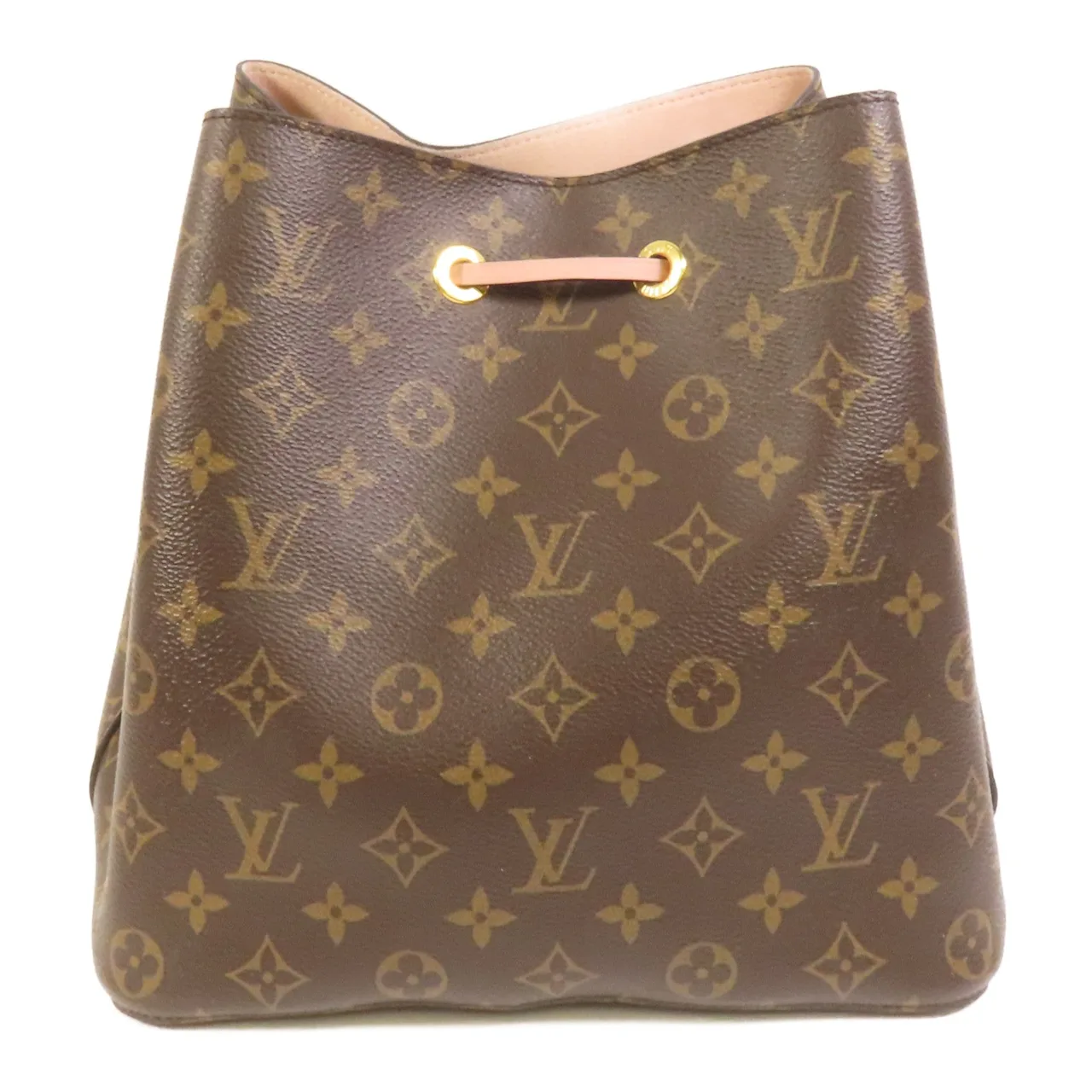 LOUIS VUITTON NeoNoe M44022 Shoulder Bag Coated Canvas 棕色 / 粉色 / Brown/Rose Poudre Coated Canvas Rank A - Thumbnail 2
