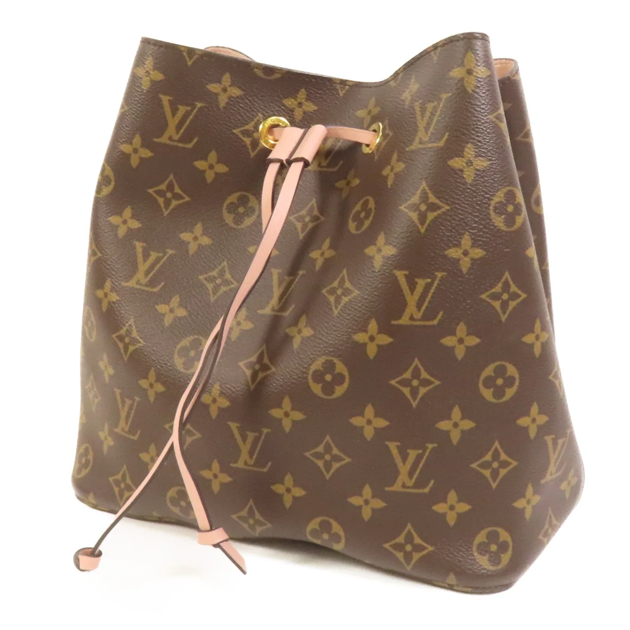LOUIS VUITTON NeoNoe M44022 Shoulder Bag Coated Canvas 棕色 / 粉色 / Brown/Rose Poudre Coated Canvas Rank A - Thumbnail 3