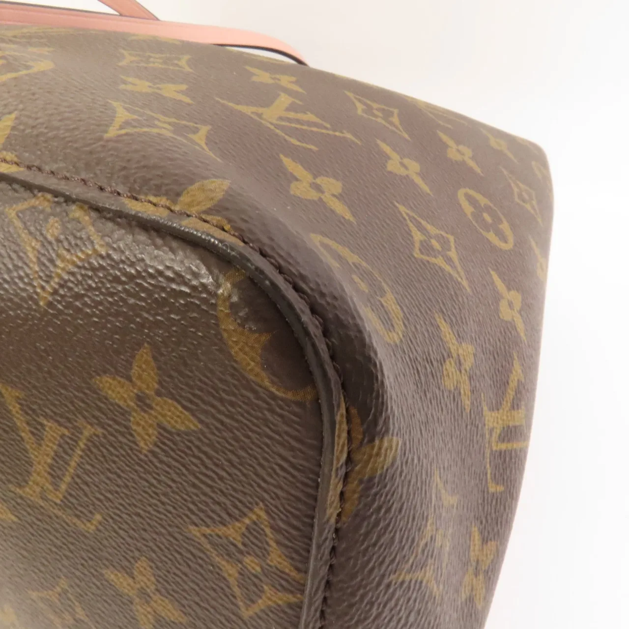 LOUIS VUITTON NeoNoe M44022 Shoulder Bag Coated Canvas 棕色 / 粉色 / Brown/Rose Poudre Coated Canvas Rank A - Thumbnail 12