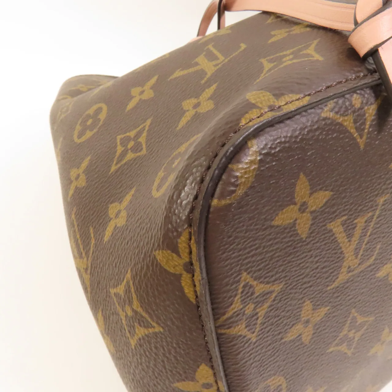 LOUIS VUITTON NeoNoe M44022 Shoulder Bag Coated Canvas 棕色 / 粉色 / Brown/Rose Poudre Coated Canvas Rank A - Thumbnail 15