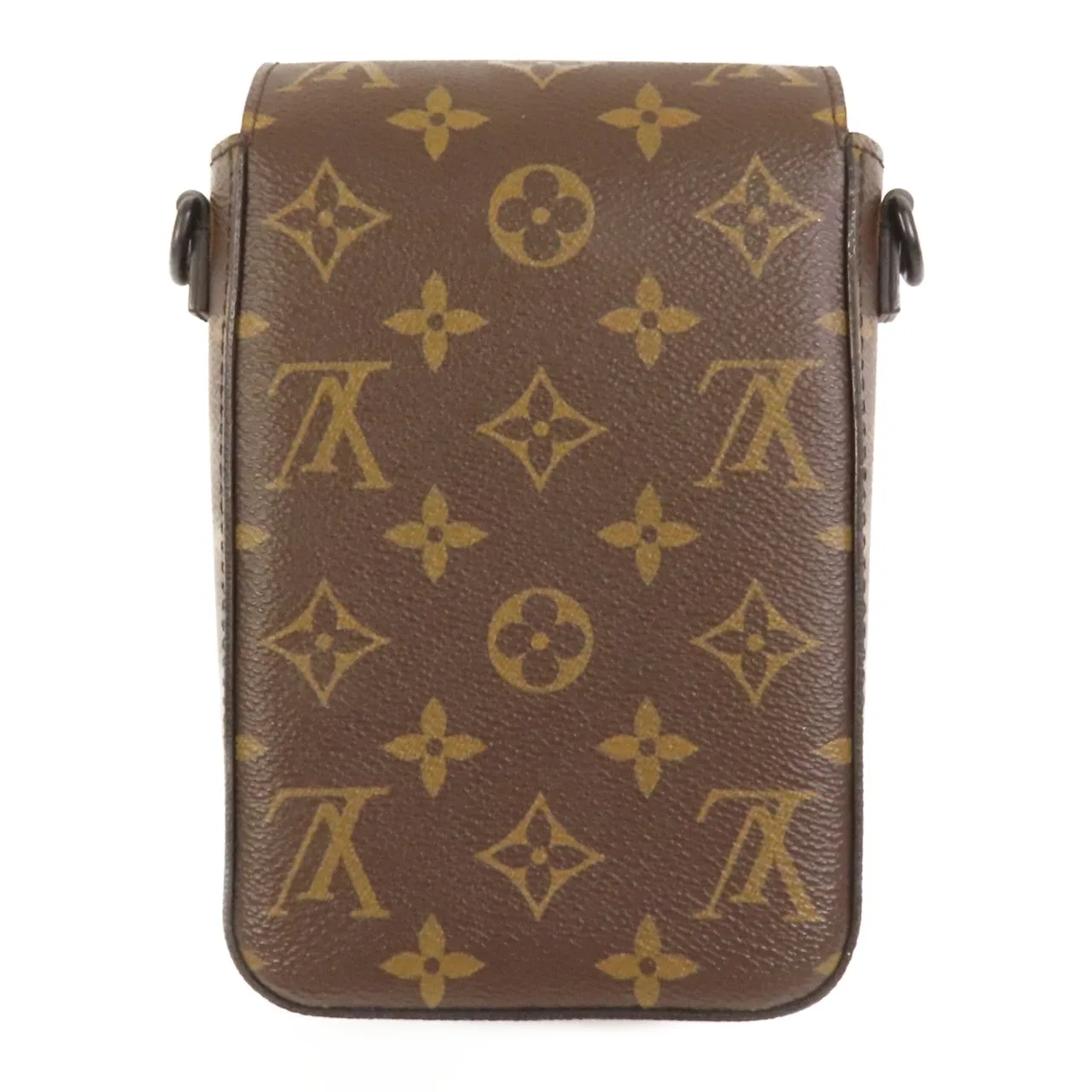 LOUIS VUITTON S-Lock M81522 Shoulder Bag Coated Canvas 棕色 / Brown/Black Coated Canvas Rank A - Thumbnail 2