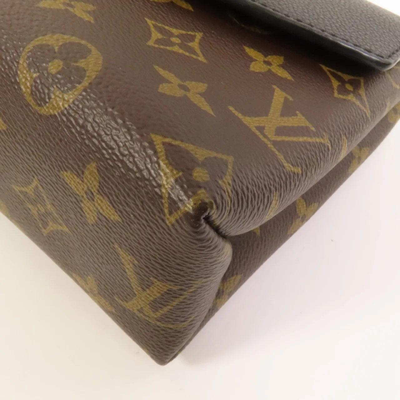 LOUIS VUITTON Saint Placide M43714 肩背包 塗層帆布 棕色 / Black/Brown 塗層帆布 中古品A - 縮圖 14