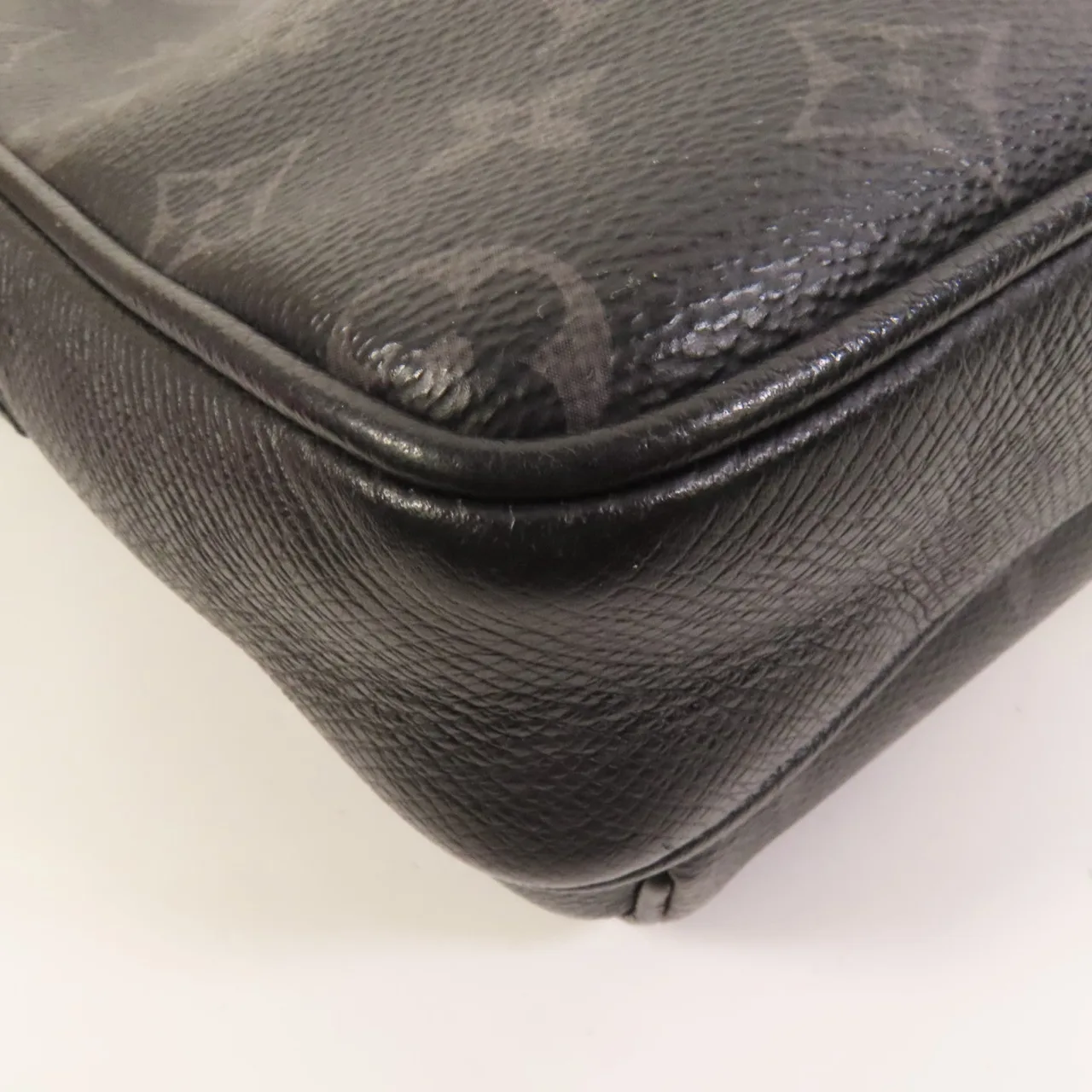 LOUIS VUITTON Outdoor Messenger M30233 Shoulder Bag Coated Canvas 黑色 / Black Coated Canvas Rank A - Thumbnail 14