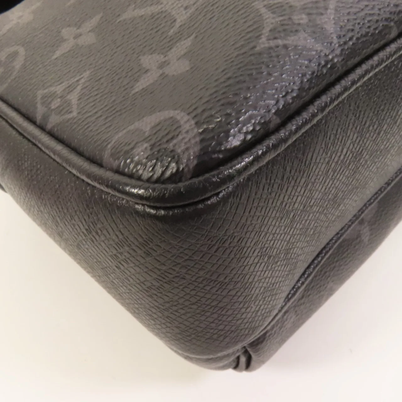 LOUIS VUITTON Outdoor Messenger M30233 Shoulder Bag Coated Canvas 黑色 / Black Coated Canvas Rank A - Thumbnail 12