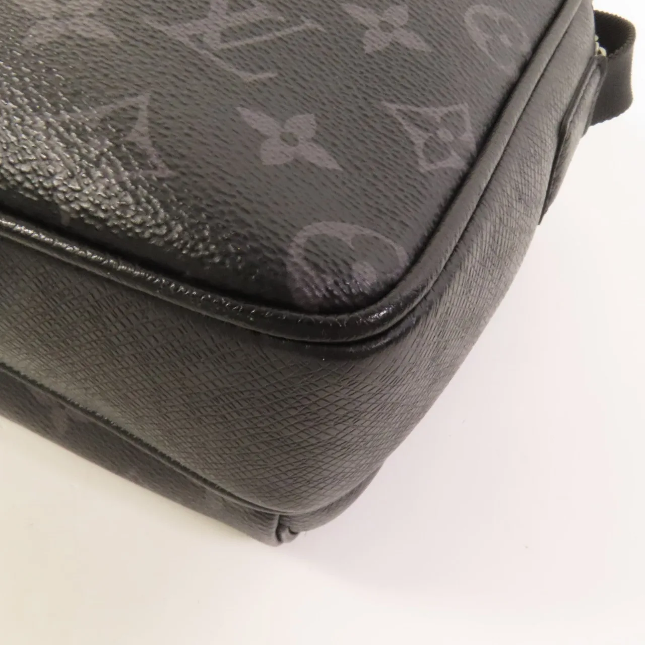 LOUIS VUITTON Outdoor Messenger M30233 Shoulder Bag Coated Canvas 黑色 / Black Coated Canvas Rank A - Thumbnail 14