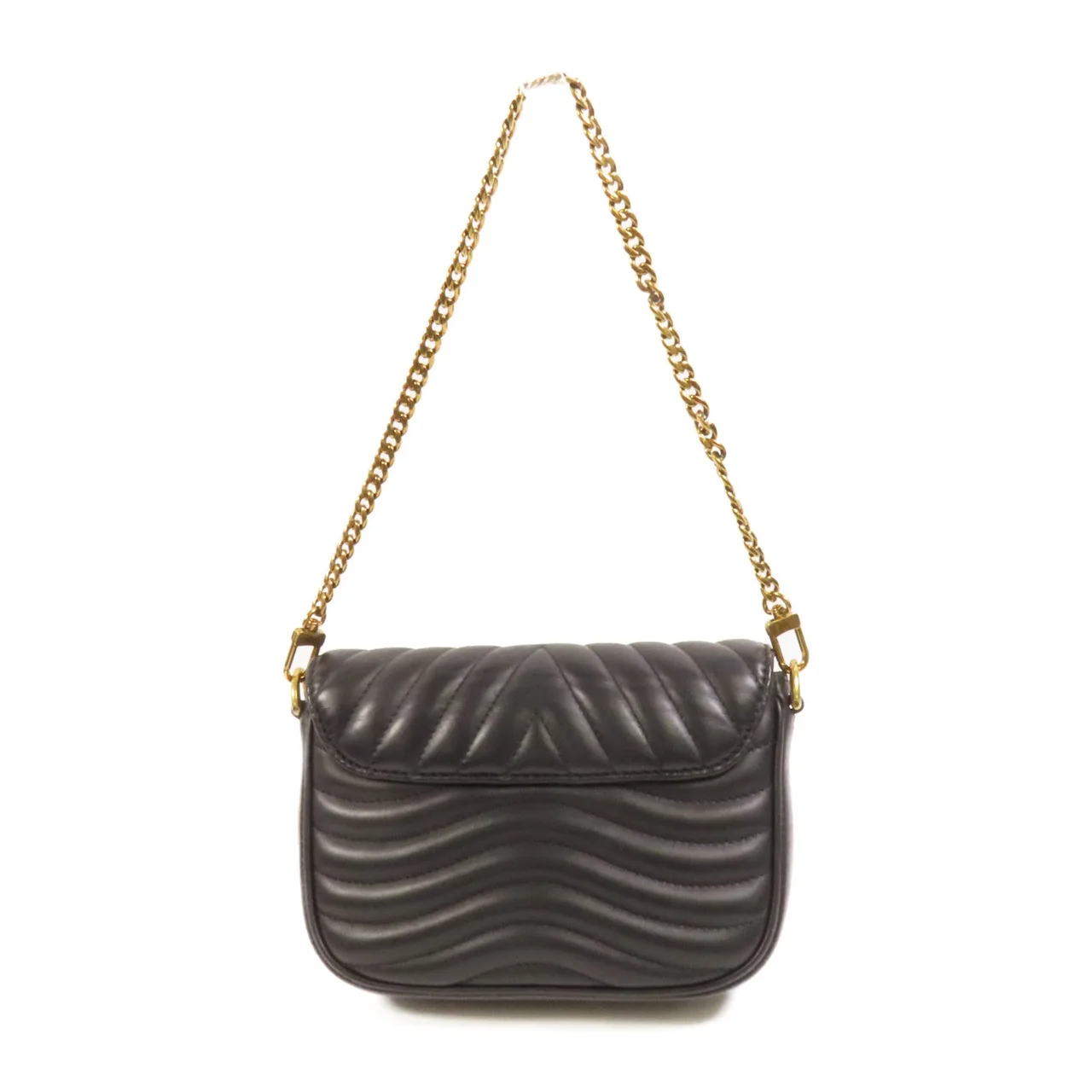 LOUIS VUITTON New Wave M56461 兩用包 牛皮 黑色 / Black 牛皮 中古品A - 縮圖 2