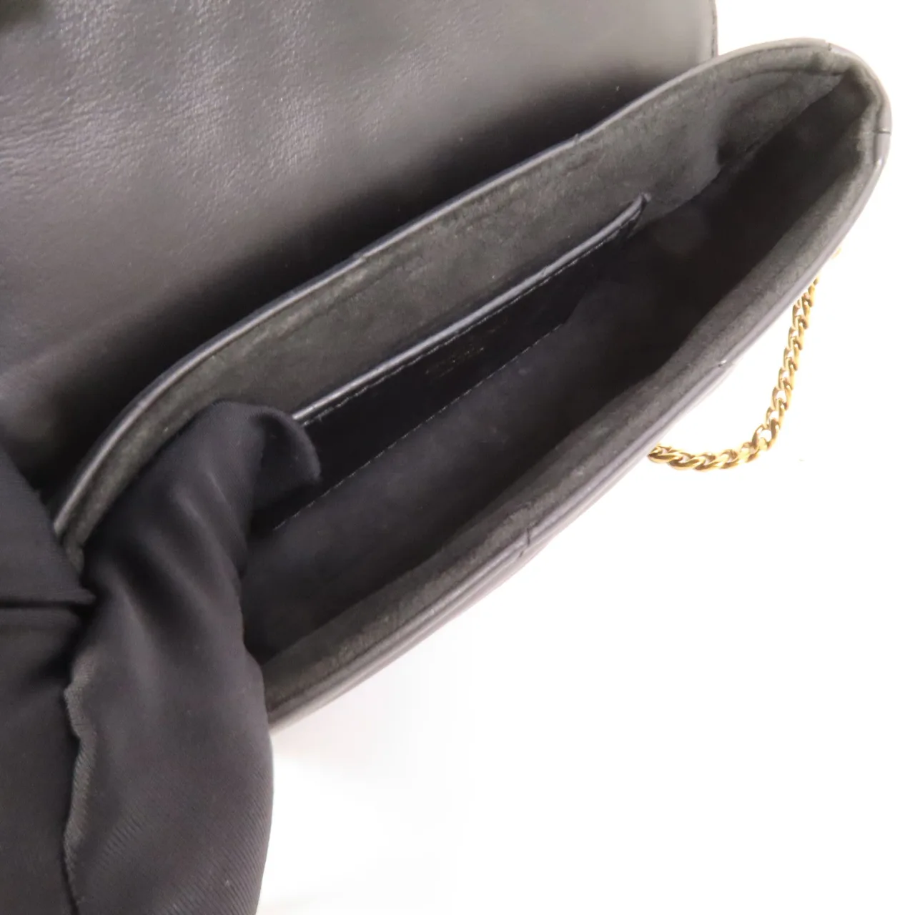 LOUIS VUITTON New Wave M56461 兩用包 牛皮 黑色 / Black 牛皮 中古品A - 縮圖 9