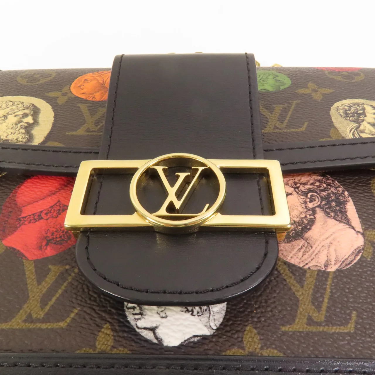 LOUIS VUITTON Dauphine M59246 2-Way Bag Coated Canvas 棕色 / Brown/Multicolor Coated Canvas Rank A - Thumbnail 7