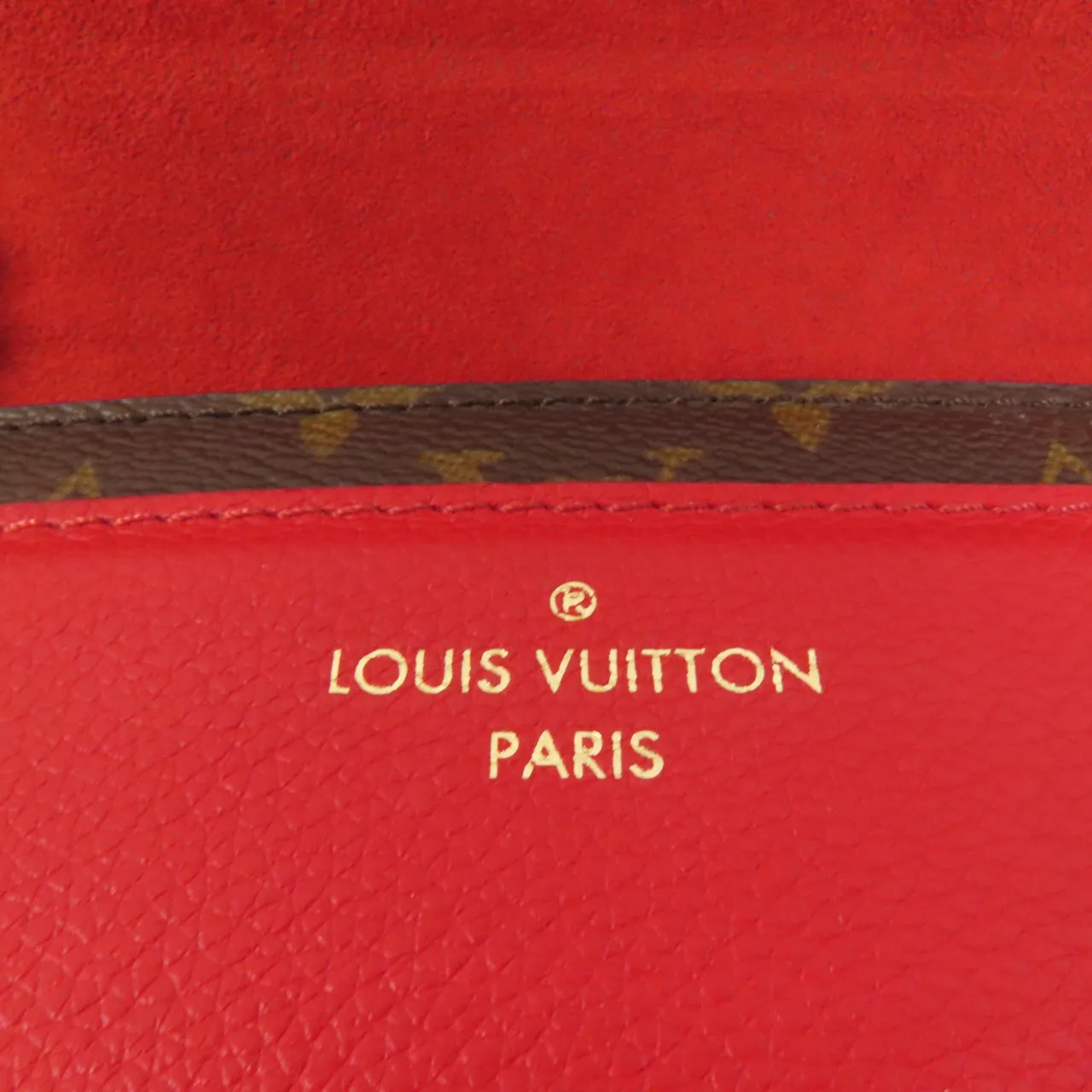 LOUIS VUITTON Victoire M41731 Shoulder Bag Coated Canvas 棕色 / 紅色 / Brown/Red Coated Canvas Rank A - Thumbnail 7