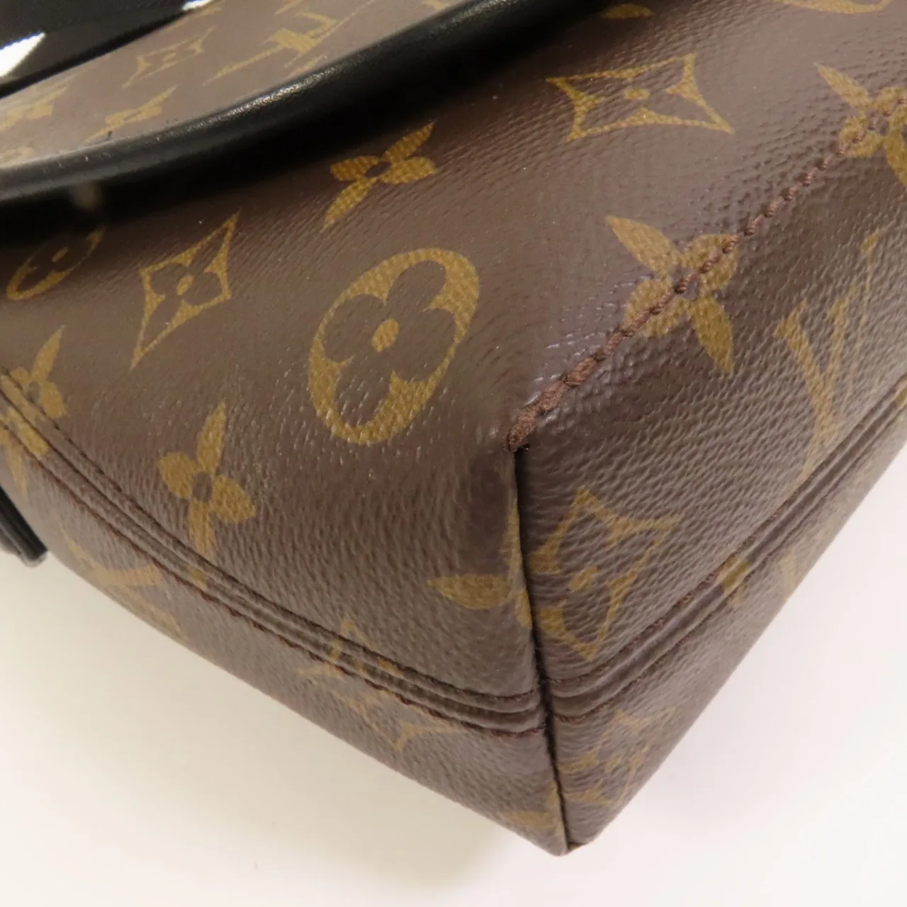 LOUIS VUITTON M45557 Shoulder Bag Coated Canvas 棕色 / Brown/Black Coated Canvas Rank A - Thumbnail 11