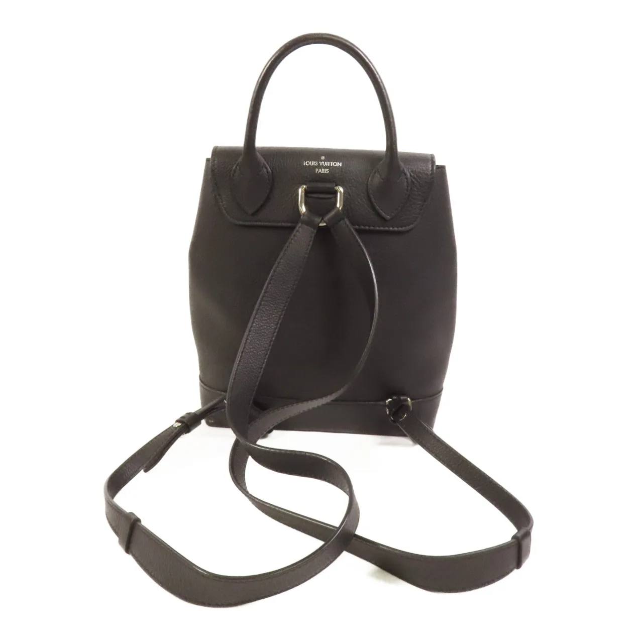 LOUIS VUITTON Lock Me Backpack M41815 Backpack Calfskin 黑色 / Black Calfskin Rank A - Thumbnail 2