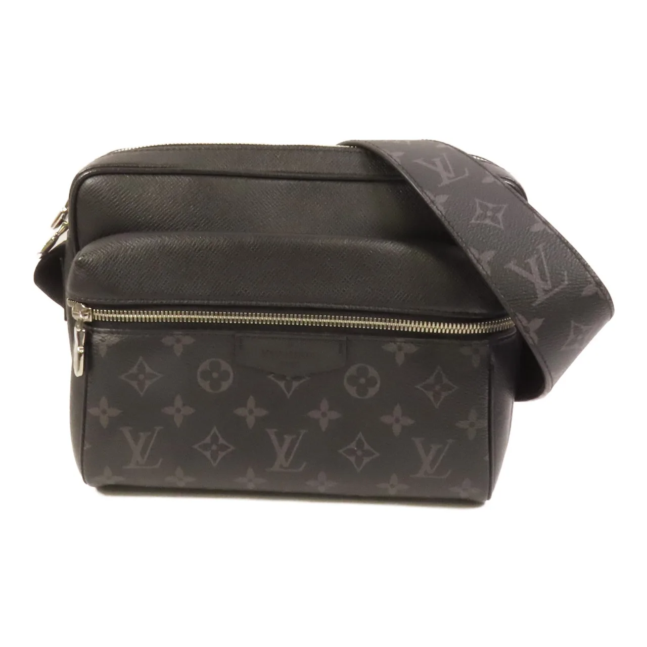 LOUIS VUITTON M40511 肩背包 塗層帆布 黑色 / Black/Grey