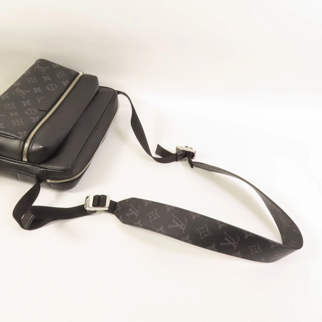 LOUIS VUITTON M40511 Shoulder Bag Coated Canvas 黑色 / Black/Grey Coated Canvas Rank A - Thumbnail 5