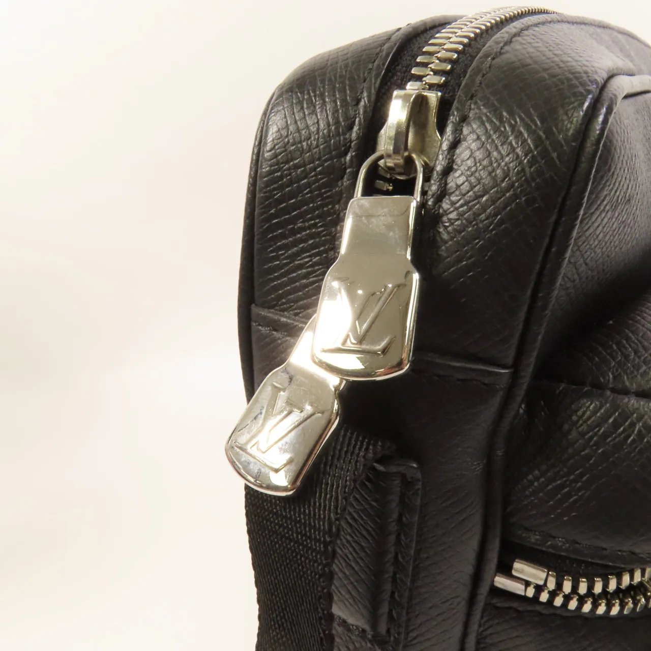 LOUIS VUITTON M40511 Shoulder Bag Coated Canvas 黑色 / Black/Grey Coated Canvas Rank A - Thumbnail 8