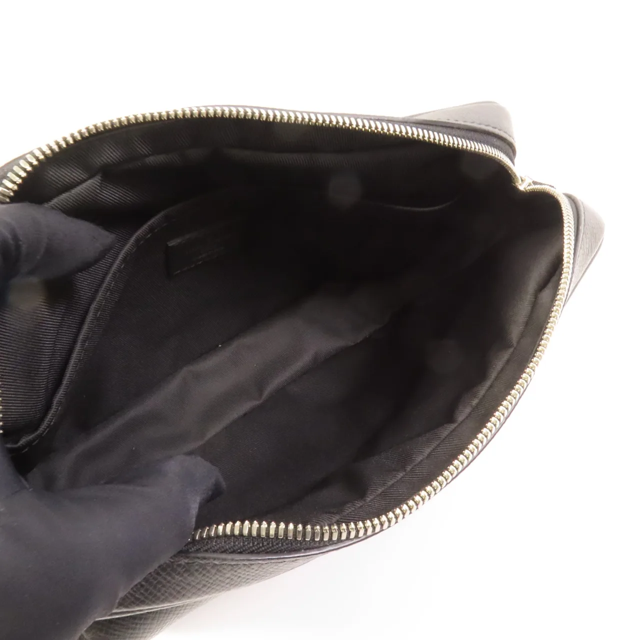 LOUIS VUITTON M40511 Shoulder Bag Coated Canvas 黑色 / Black/Grey Coated Canvas Rank A - Thumbnail 9