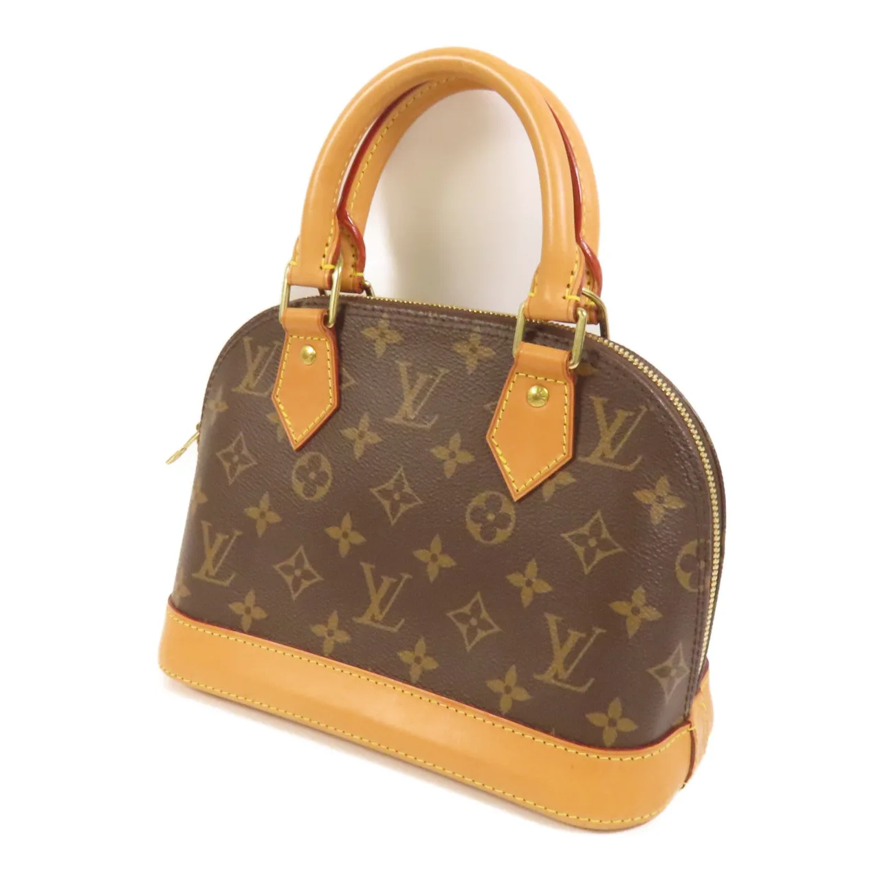LOUIS VUITTON Alma M53152 2-Way Bag Coated Canvas 棕色 / Brown Coated Canvas Rank B - Thumbnail 3