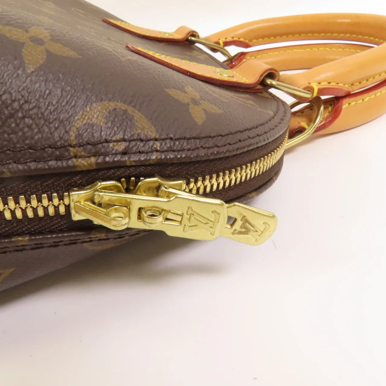 LOUIS VUITTON Alma M53152 2-Way Bag Coated Canvas 棕色 / Brown Coated Canvas Rank B - Thumbnail 9