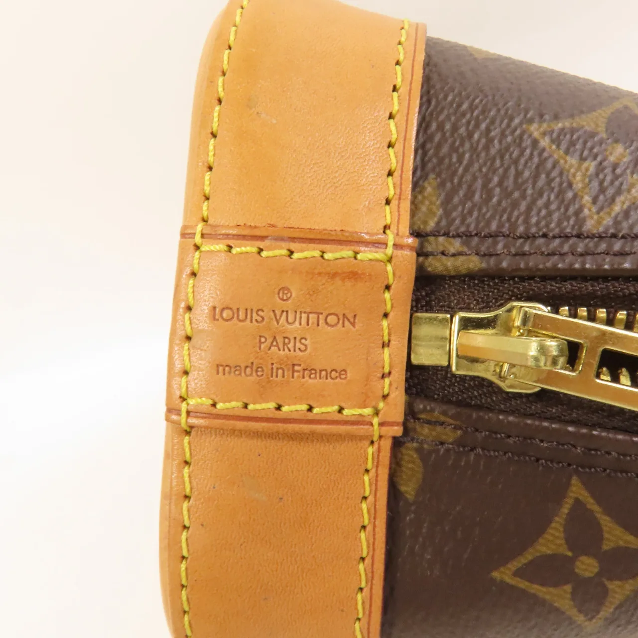 LOUIS VUITTON Alma M53152 2-Way Bag Coated Canvas 棕色 / Brown Coated Canvas Rank B - Thumbnail 10