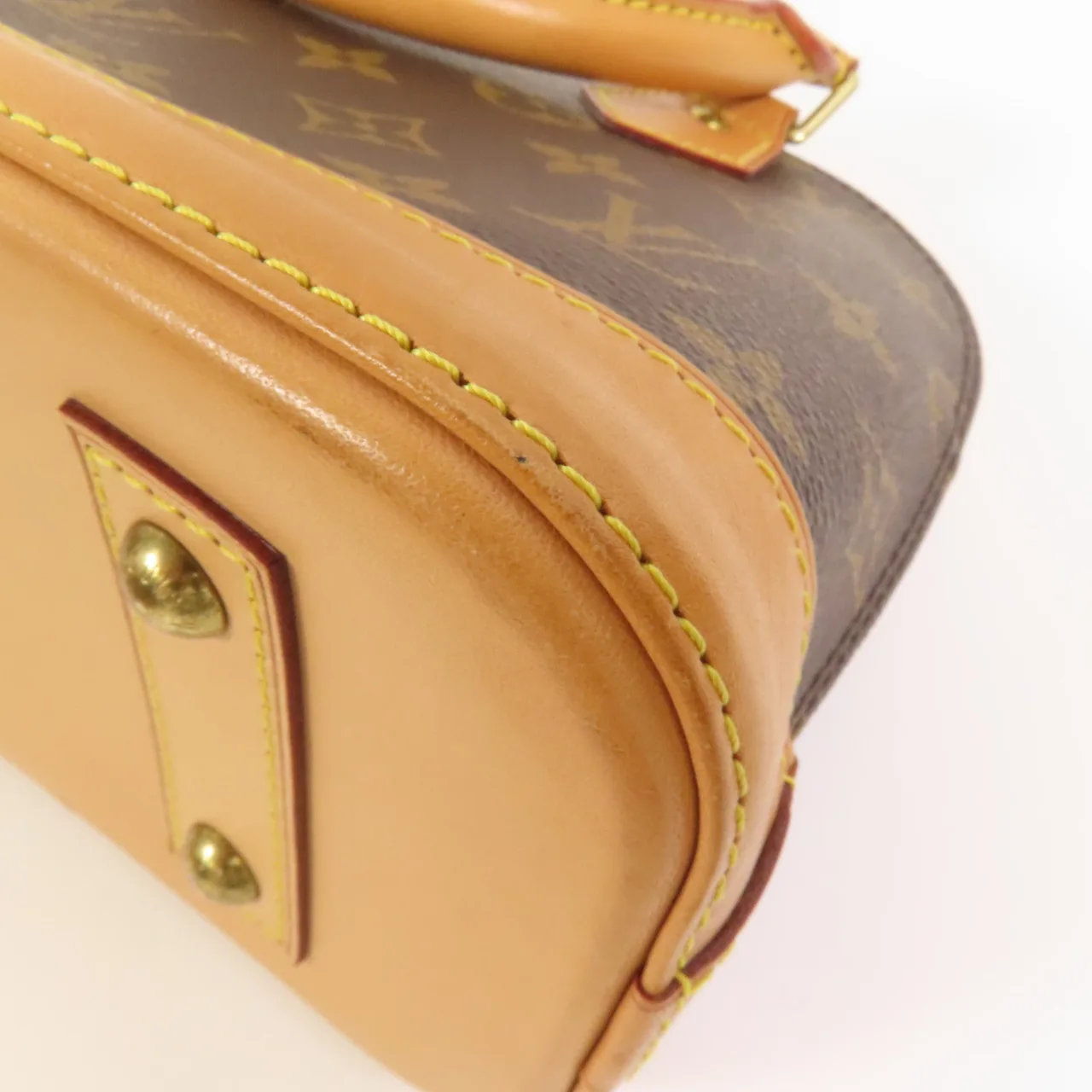 LOUIS VUITTON Alma M53152 2-Way Bag Coated Canvas 棕色 / Brown Coated Canvas Rank B - Thumbnail 14