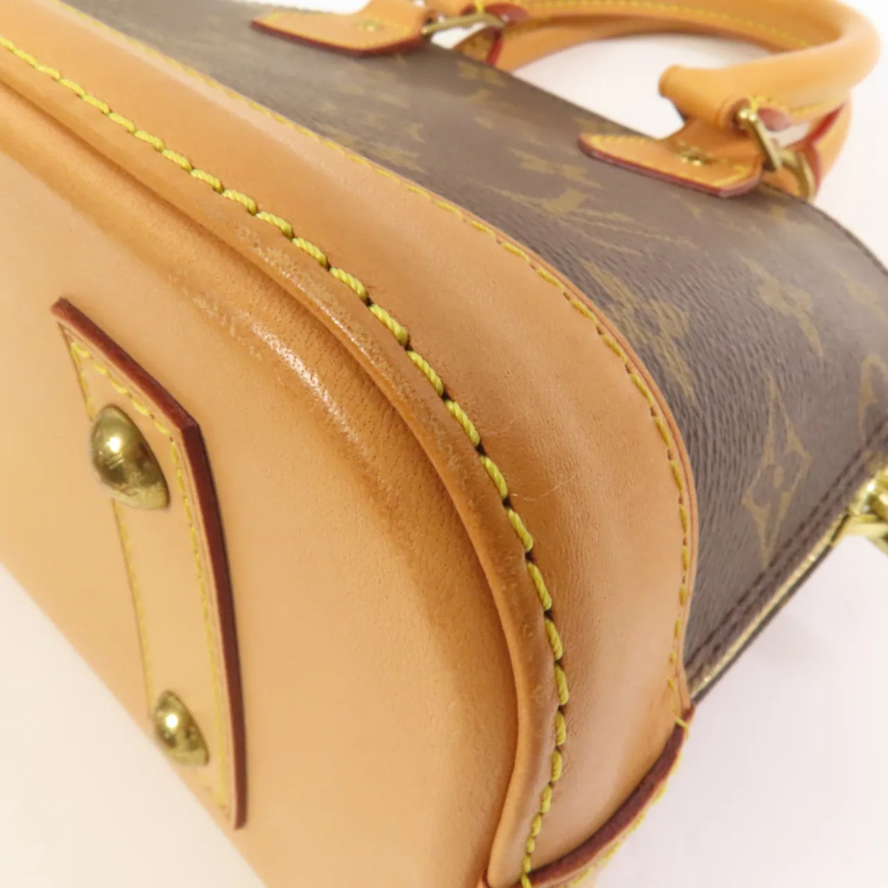 LOUIS VUITTON Alma M53152 2-Way Bag Coated Canvas 棕色 / Brown Coated Canvas Rank B - Thumbnail 15
