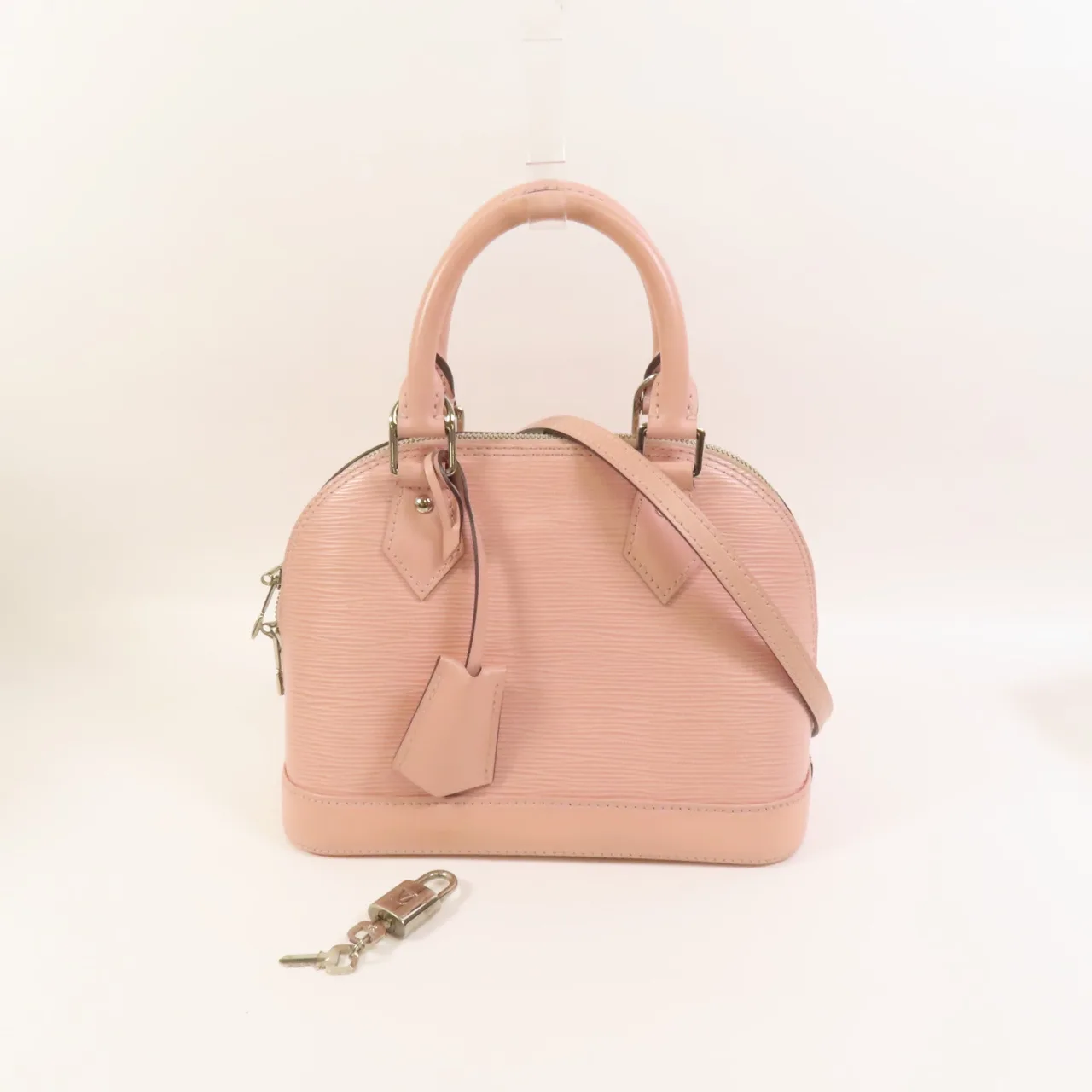 LOUIS VUITTON Alma M41327 兩用包 牛皮 粉色 / Pink 牛皮 中古品B - 縮圖 13