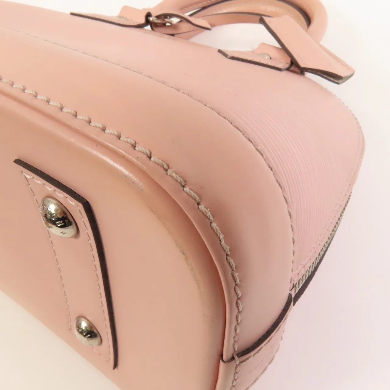 LOUIS VUITTON Alma M41327 兩用包 牛皮 粉色 / Pink 牛皮 中古品B - 縮圖 14