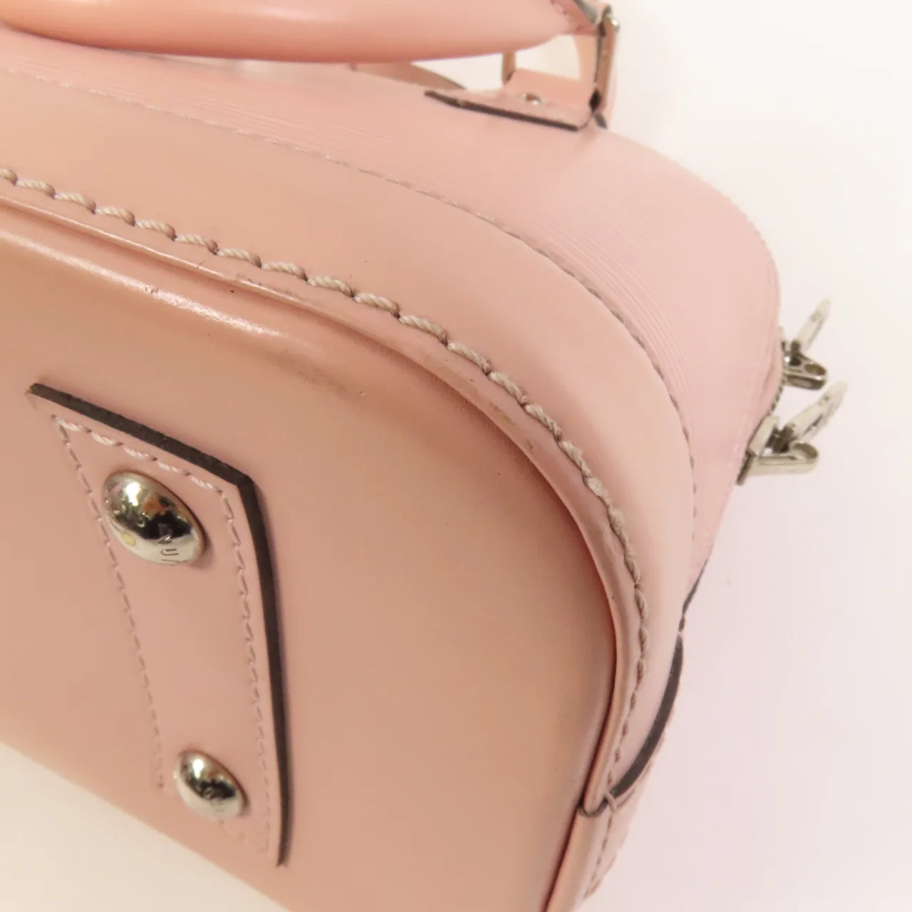 LOUIS VUITTON Alma M41327 兩用包 牛皮 粉色 / Pink 牛皮 中古品B - 縮圖 16