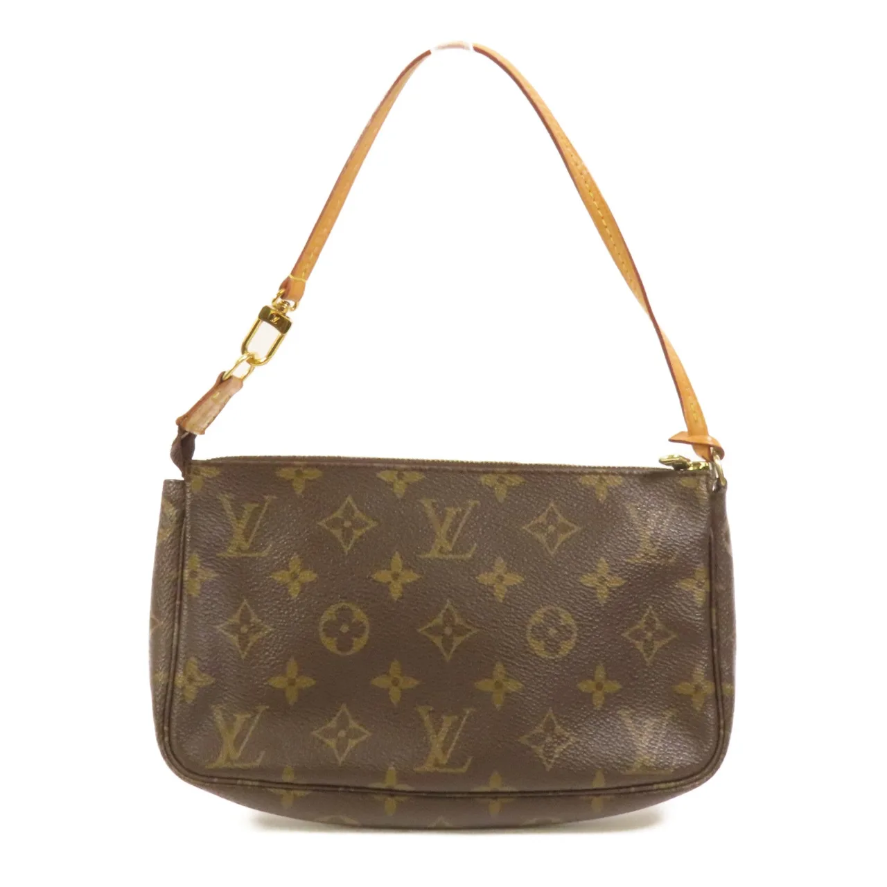 LOUIS VUITTON Pochette Accessoires M51980 化妝箱包 塗層帆布 棕色 / Brown