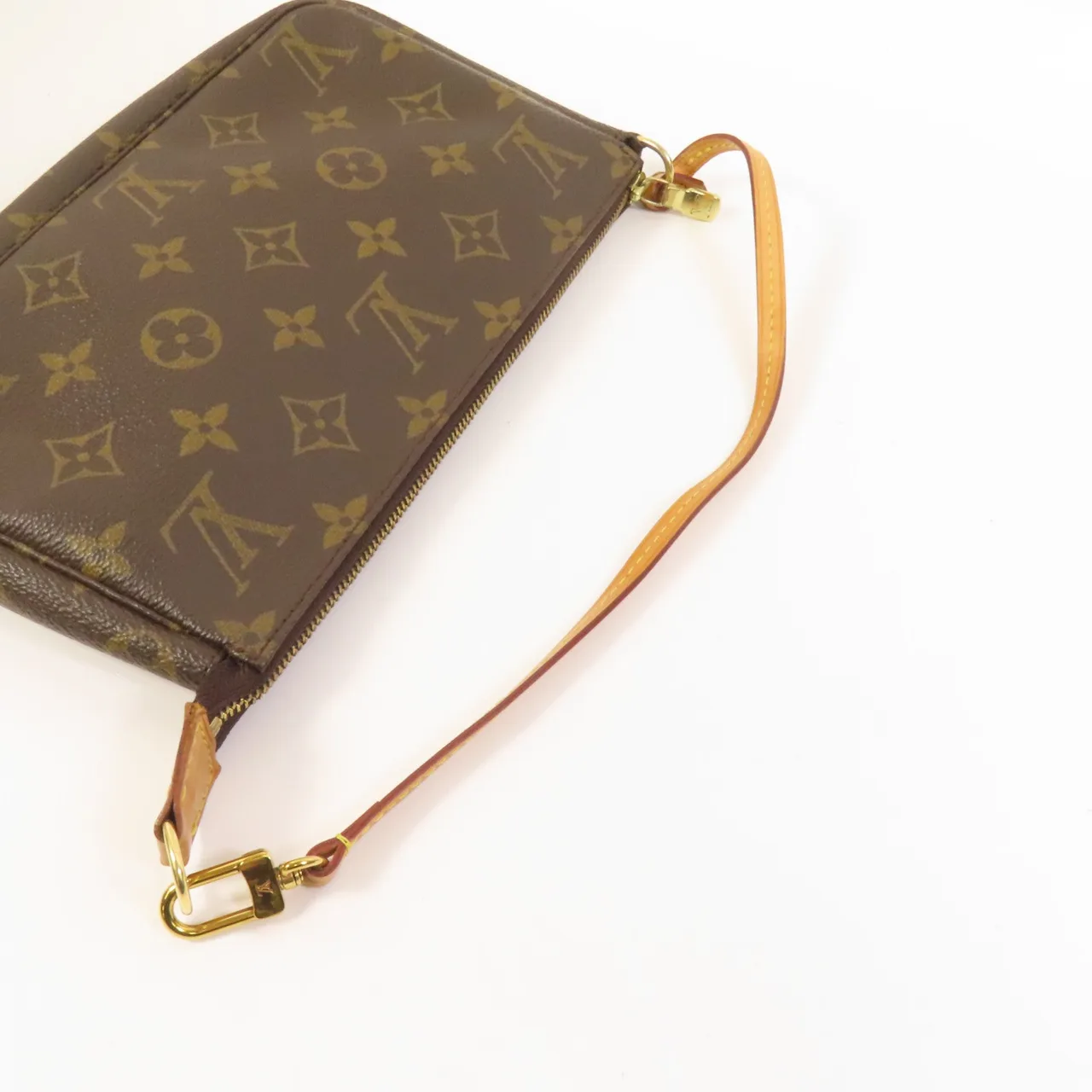 LOUIS VUITTON Pochette Accessoires M51980 化妝箱包 塗層帆布 棕色 / Brown 塗層帆布 中古品B - 縮圖 5