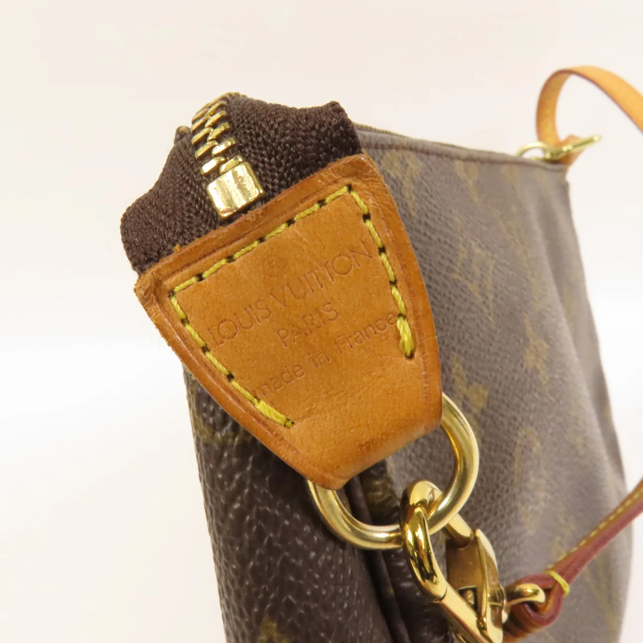 LOUIS VUITTON Pochette Accessoires M51980 化妝箱包 塗層帆布 棕色 / Brown 塗層帆布 中古品B - 縮圖 7