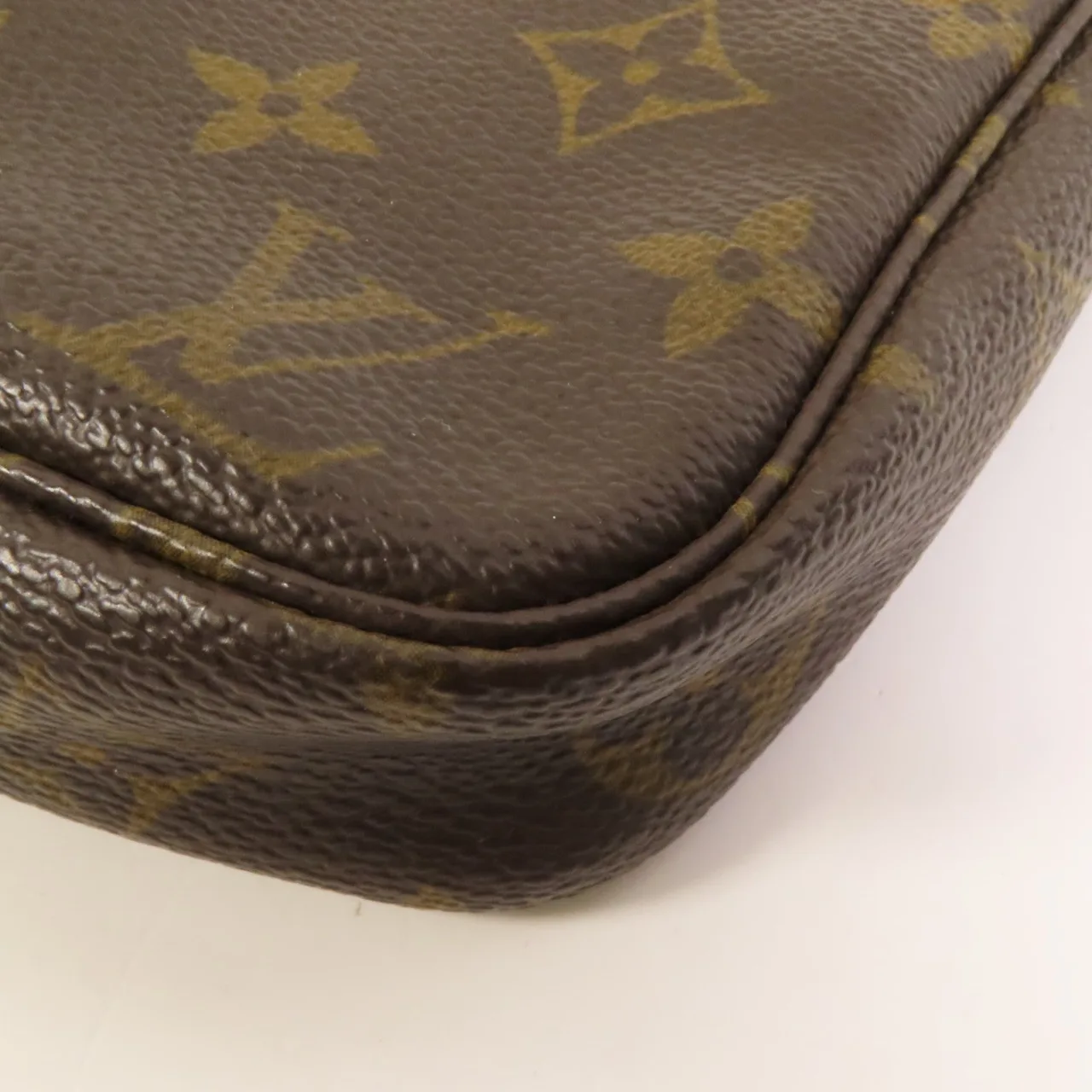LOUIS VUITTON Pochette Accessoires M51980 化妝箱包 塗層帆布 棕色 / Brown 塗層帆布 中古品B - 縮圖 12