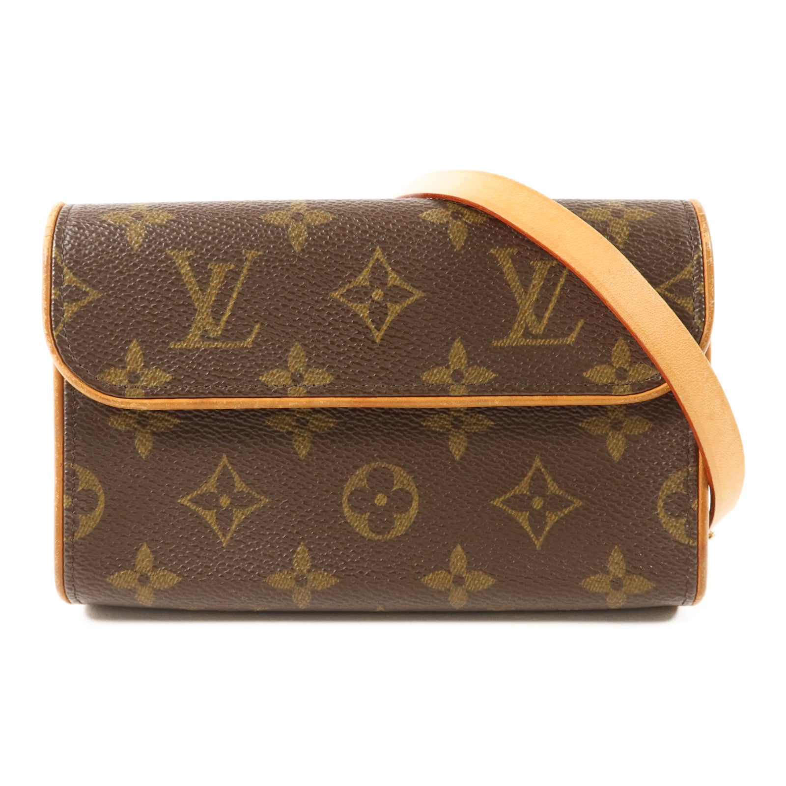 LOUIS VUITTON Pochette Florentine M51855 Belt Bag Coated Canvas
