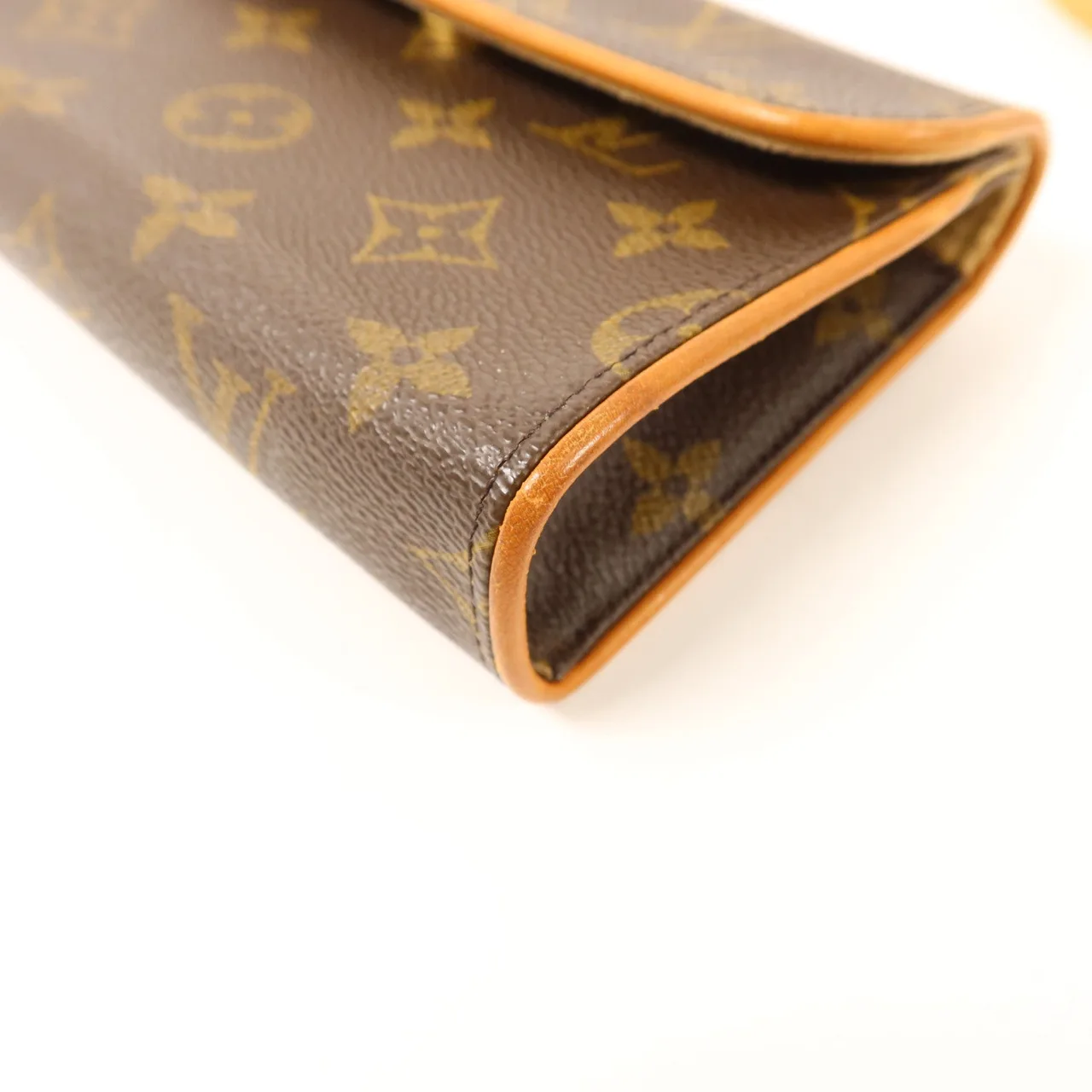 LOUIS VUITTON Pochette Florentine M51855 Belt Bag Coated Canvas 棕色 Coated Canvas Rank B - Thumbnail 11