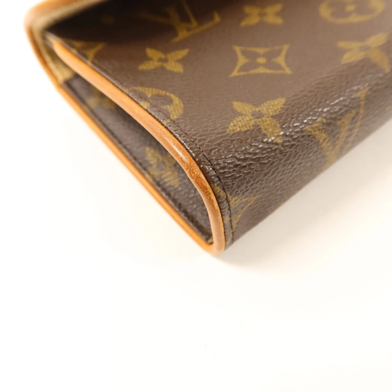 LOUIS VUITTON Pochette Florentine M51855 Belt Bag Coated Canvas 棕色 Coated Canvas Rank B - Thumbnail 12