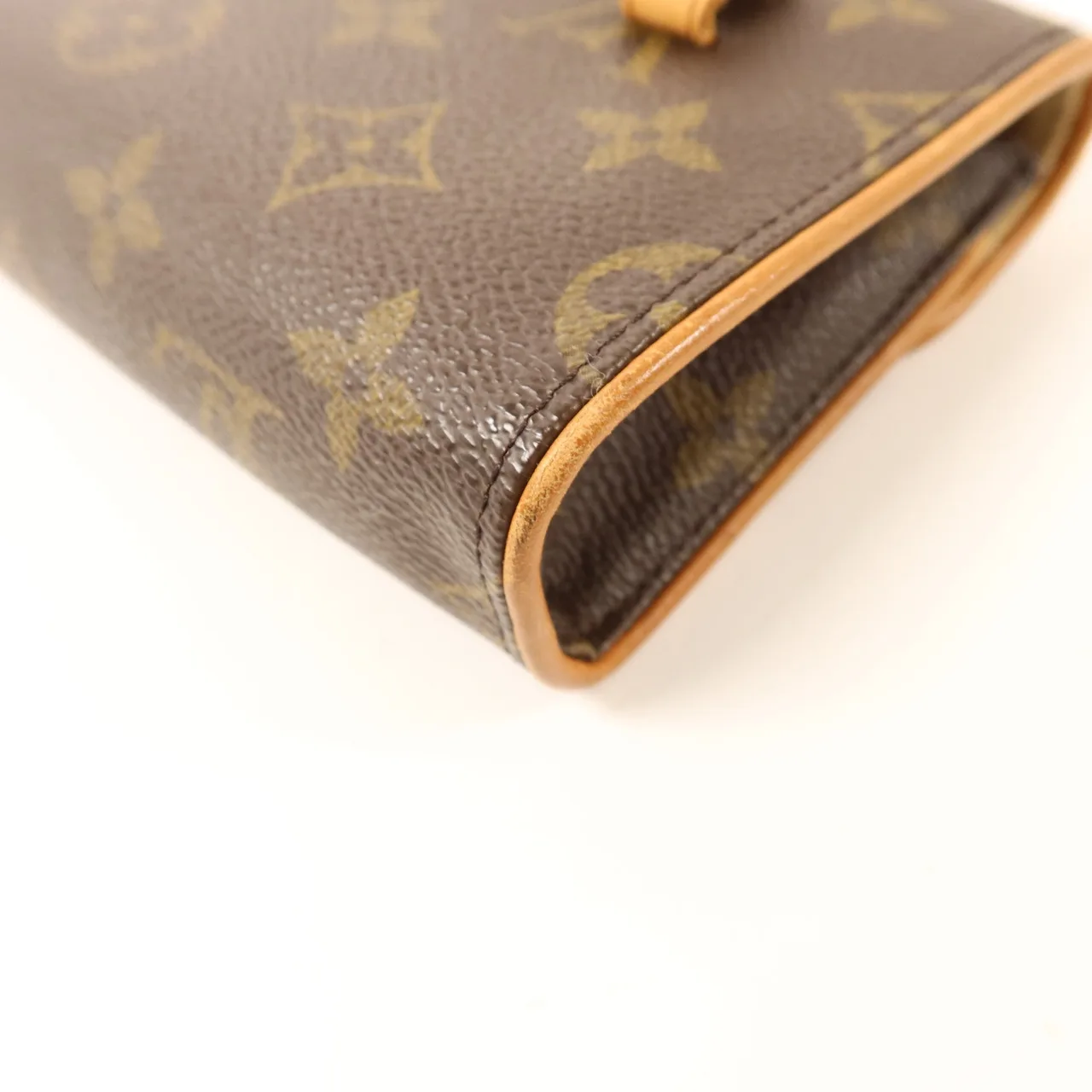LOUIS VUITTON Pochette Florentine M51855 Belt Bag Coated Canvas 棕色 Coated Canvas Rank B - Thumbnail 13