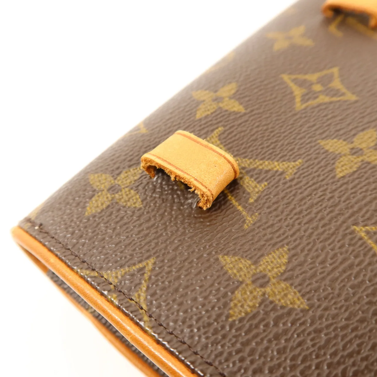 LOUIS VUITTON Pochette Florentine M51855 Belt Bag Coated Canvas 棕色 Coated Canvas Rank B - Thumbnail 15