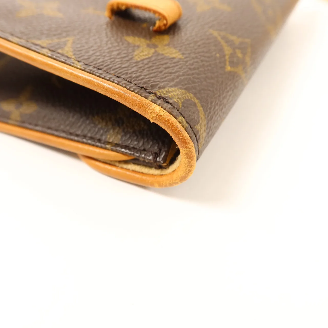 LOUIS VUITTON Pochette Florentine M51855 Belt Bag Coated Canvas 棕色 Coated Canvas Rank B - Thumbnail 16