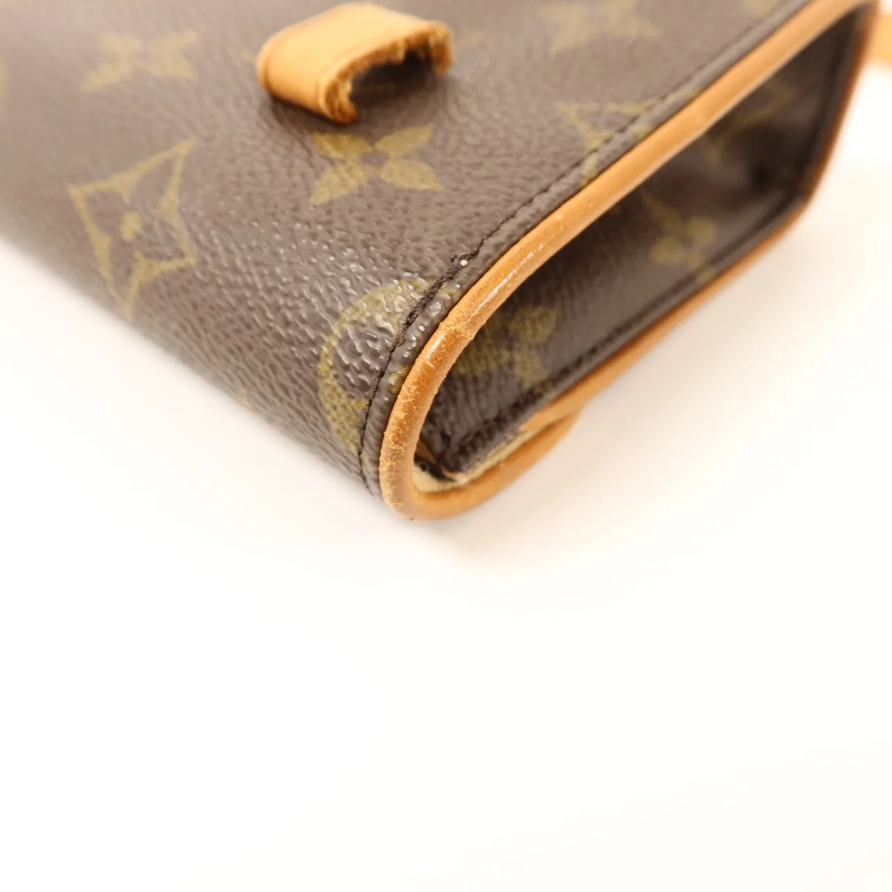 LOUIS VUITTON Pochette Florentine M51855 Belt Bag Coated Canvas 棕色 Coated Canvas Rank B - Thumbnail 17